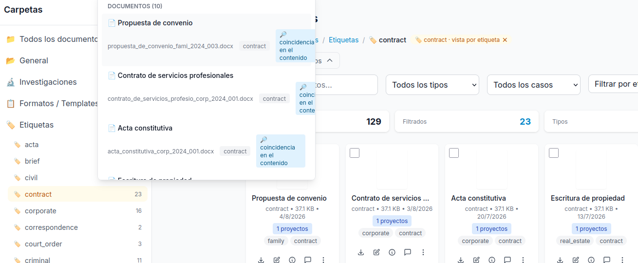 ¿Que hay de nuevo? Carpetas y busqueda de textos v4.34
