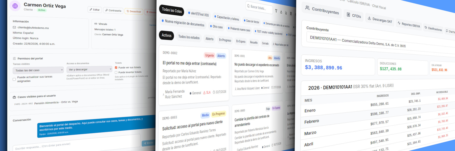 ¿Que hay de nuevo? v4.35
Mejoras en: Portal externo, Tickets y Fiscal